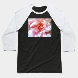 Closeup of Pale Pink Peonies Baseball T-Shirt